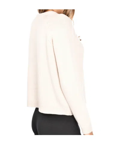 Gran Sasso Textured-knit Crew-neck Sweater In White