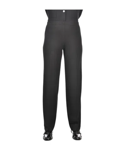 Gran Sasso Elasticated-waist Trousers In Black