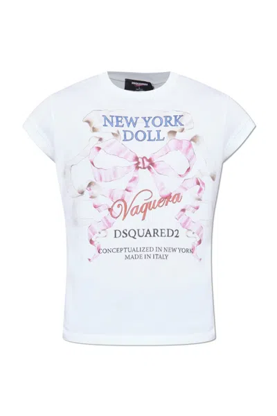 Dsquared2 X Vaquera Short-sleeved T-shirt In White