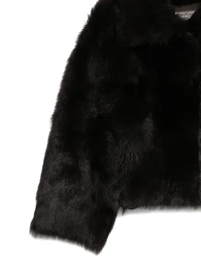 Andrea Ya'aqov Reversible Jacket In Brown