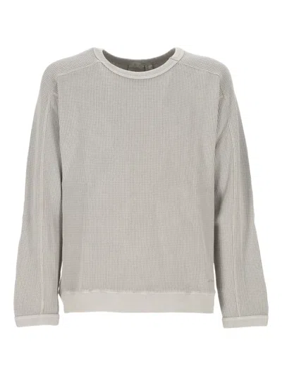Gramicci Waffle Knit Sweatshirt In Gray