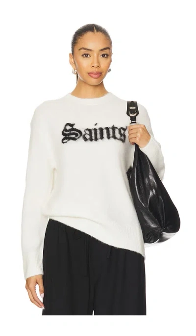 Allsaints Saints And Sinners Sweater In White