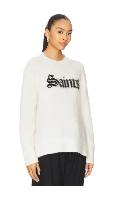 Allsaints Saints And Sinners Sweater In White
