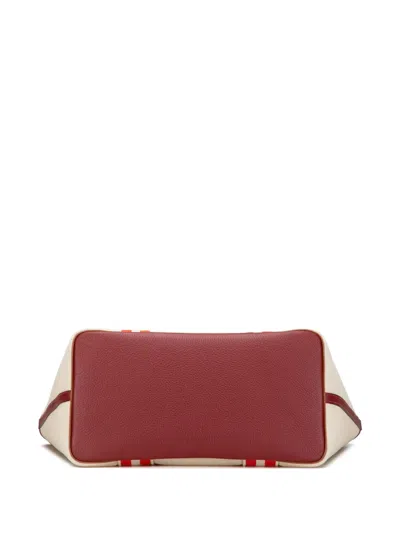 Pre-owned Hermes 2022 Toile And Clemence Pursangle Tote Bag In Brown