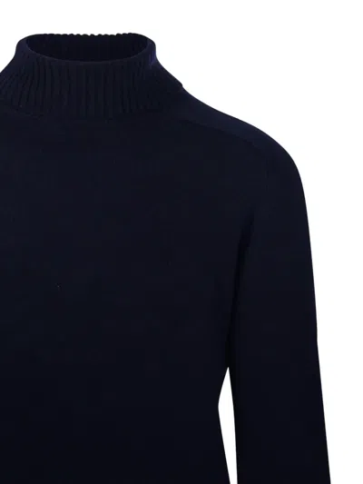 Cashmere Company Roll-neck Sweater In Blue