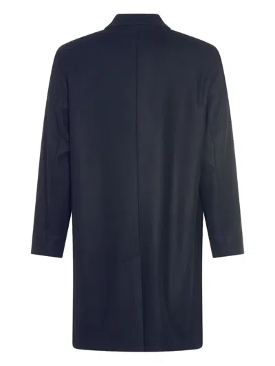 Hevo Button-fastening Coat In Blue