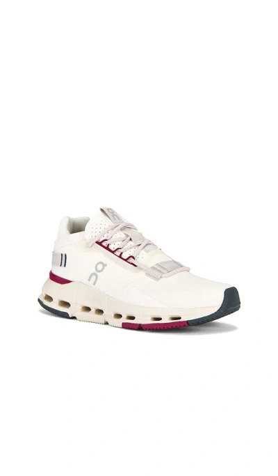 On Cloudnova 2 Sneaker In White