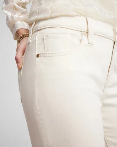Chico's Girlfriend Flared-leg Jeans In Cream In White