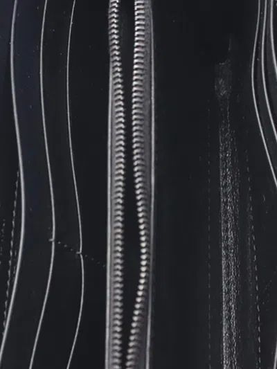 Pre-owned Bottega Veneta 2012-2025 Nappa Intrecciato Wallet Long Wallets In Black