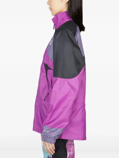 The North Face Tnf X Color-block Windwall Ripstop Jacket In Purple