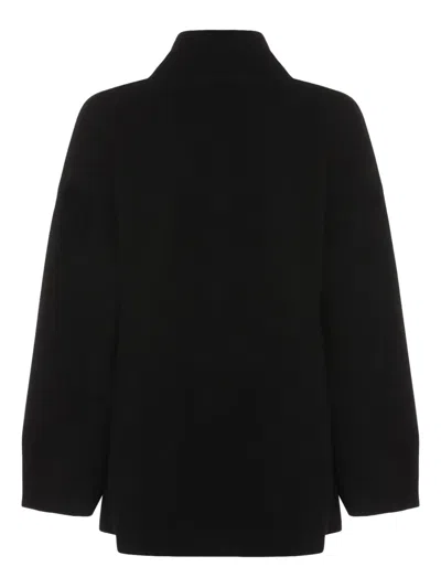 Not Shy Open-front Cardigan In Black