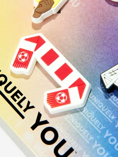 Crocs Boys Soccer Team Jibbitz™ 5 Pack In Brown