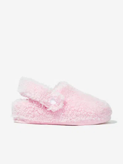 Crocs Girls Classic Cozzzy Slipper In Pink