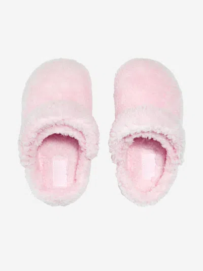 Crocs Girls Classic Cozzzy Slipper In Pink