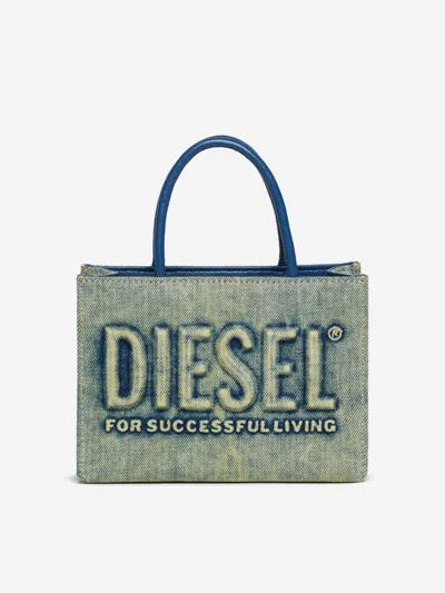 Diesel Dsl 3d Mini Bag In Blue