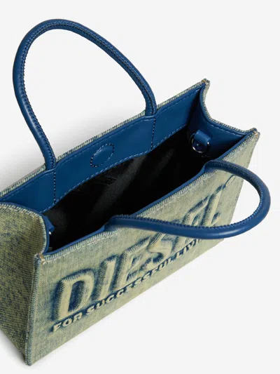 Diesel Dsl 3d Mini Bag In Blue
