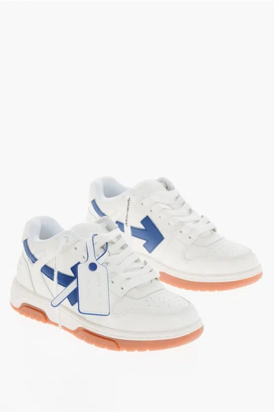 Off-white Leather Out Of Office Mid-top Sneakers In White