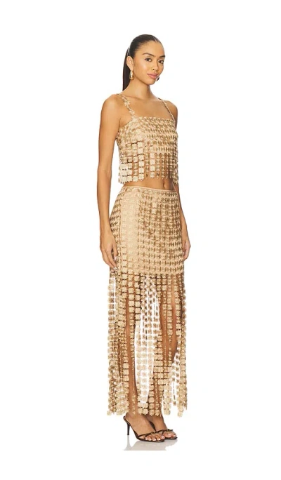 Saylor Elie Å¥—è£… Â€“ É�'é“œè‰². Å°ºç � Xs (also Â€“ L, M, S). In Gold