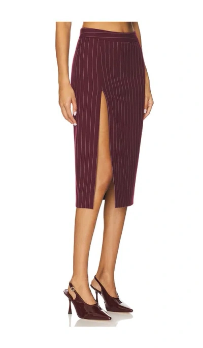 Retroféte Brigette Skirt In Brown