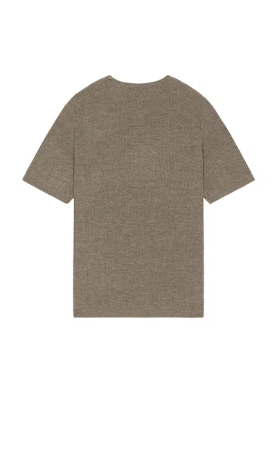 Rag & Bone Crawford Cashmere Blend Tee In Brown