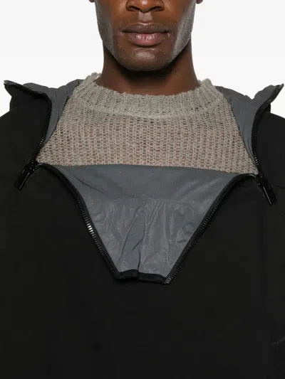 Heliot Emil Interlucent Reversible Windbreaker In Black