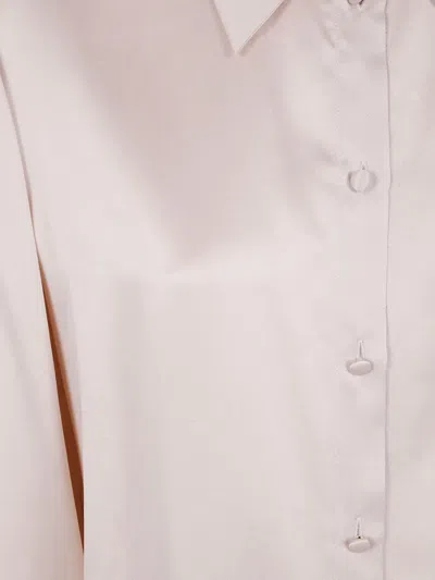 Blugirl Buttoned Long-sleeved Shirt In Brown