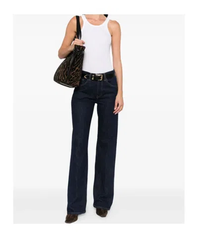 Dondup Logo-patch Jeans In Black