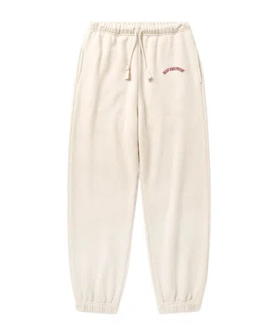 1989 Studio Jogging Pants With Embroidered Detail And Side Pockets In Neutral