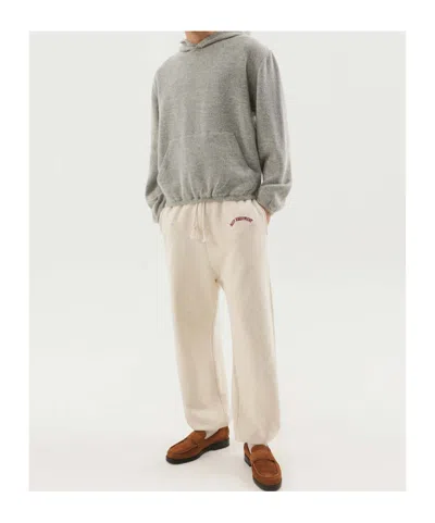 1989 Studio Jogging Pants With Embroidered Detail And Side Pockets In Neutral