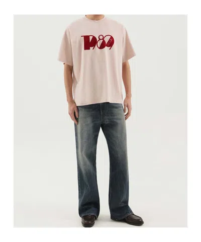 1989 Studio Burberry Black Polyester Blend Baseball Cap In Pink