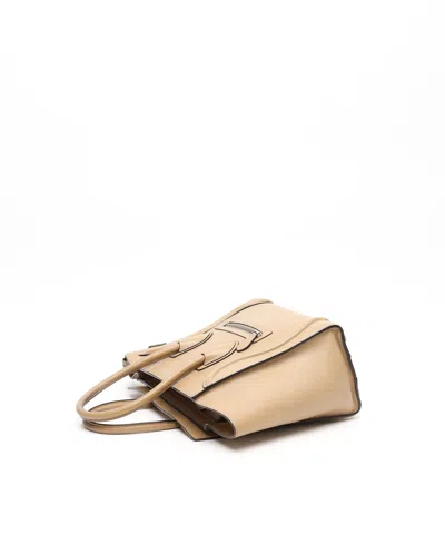 Celine Céline Micro Luggage Bag In Nude