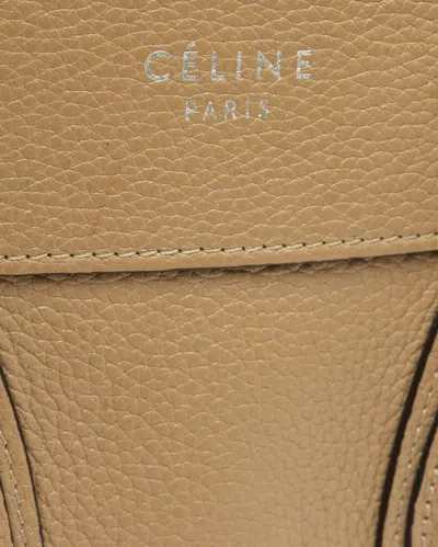 Celine Céline Micro Luggage Bag In Nude