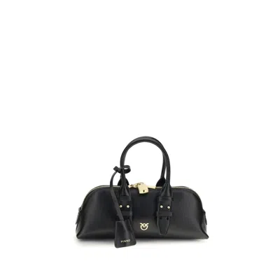 Pinko Small Hand Bag Escape Bag Baguette In Leather In Black