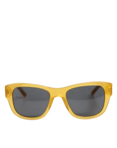 Dolce & Gabbana Dg4177 Honey Acetate Black Tinted Lenses Sunglasses In Yellow
