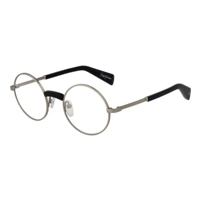 Yohji Yamamoto Unisex Glasses Frame In Black