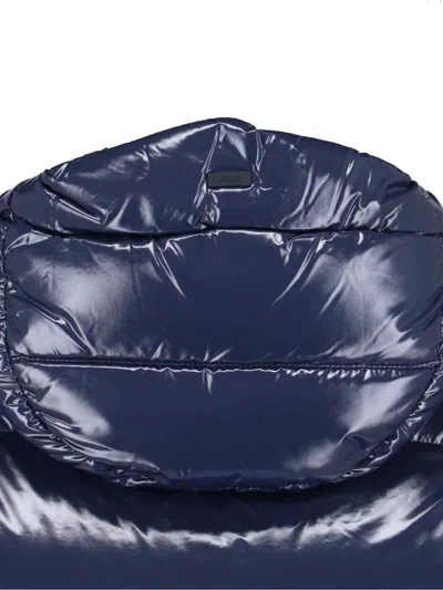 Herno Structured Black Jacket With Timeless Design In Blue