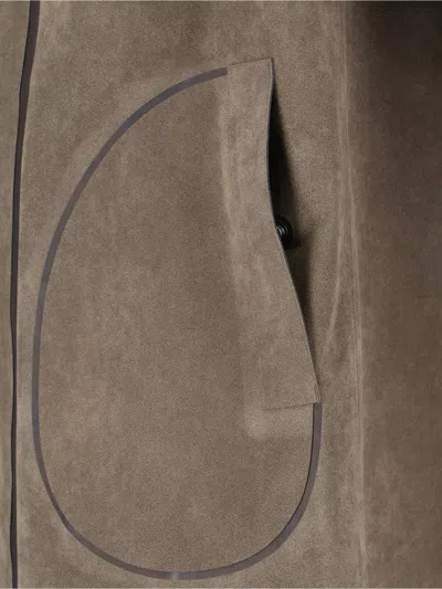 Massimo Osti Studio Structured Green Jacket With Minimalist Aesthetic In Green