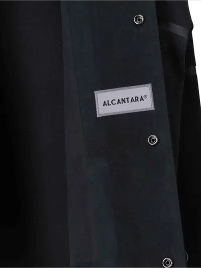 Massimo Osti Studio Classic Black Shirt With Structured Collar And Button-down Front In Black