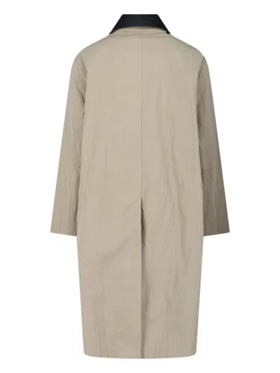 Studio Nicholson Beige Structured Jacket With Minimalist Design In Multi