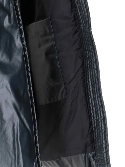 Berner Kuhl Structured Minimalist Jacket With Front Zipper Closure In Blue