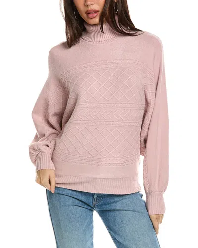 Rain + Rose Dolman Sweater In Pink