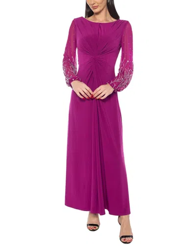 Marina Beaded Maxi Dress In Pink