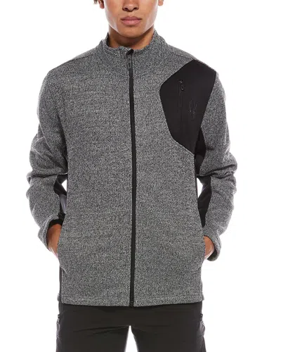 Spyder Raider Full Zip Jacket In Gray