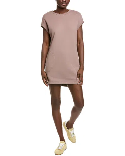 Velvet By Graham & Spencer Litta Sweatshirt Dress In Pink