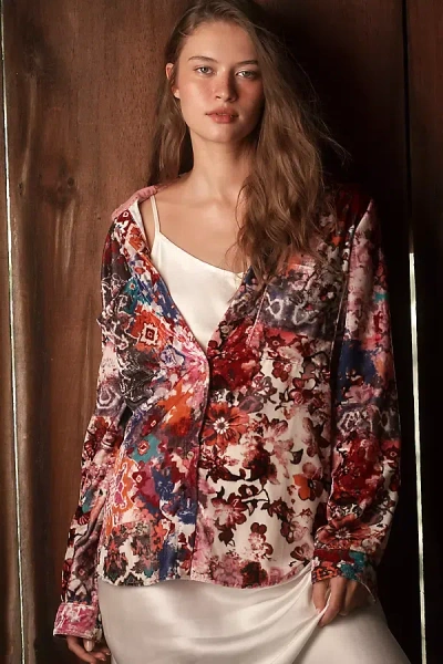 Pilcro The Hadley Relaxed Buttondown Shirt By : Velvet Edition In Multi