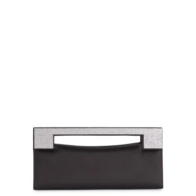 Giuseppe Zanotti Party Clutch Bag In Black