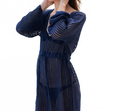 Shiraleah Marina Cover-up In Navy Blue In Blue