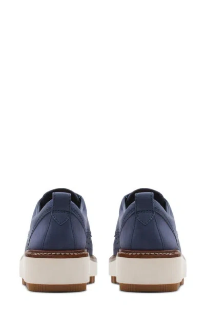 Clarks Orianna Move Wedge Derby In Blue