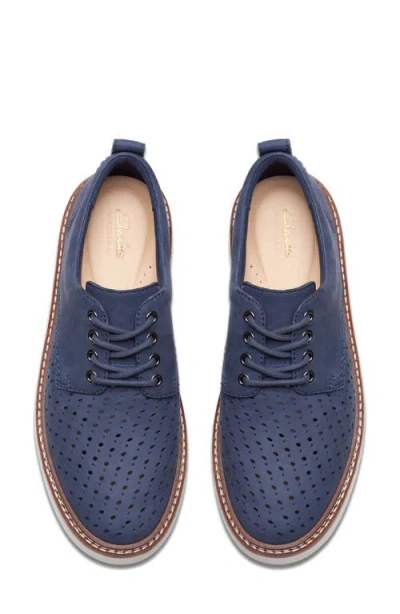 Clarks Orianna Move Wedge Derby In Blue