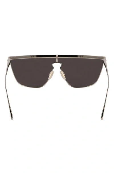 Victoria Beckham Shield Frame Sunglasses In Metallic